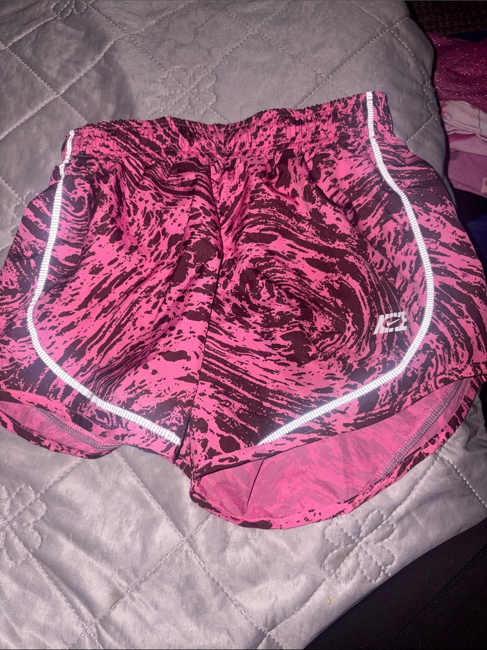 Nike Women’s Pink Printed Athletic Shorts